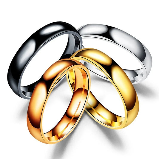 6mm Stainless Steel Wedding Band – Simple Allergy-Safe Ring