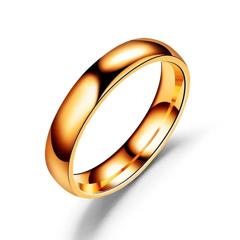 6mm Stainless Steel Wedding Band – Simple Allergy-Safe Ring