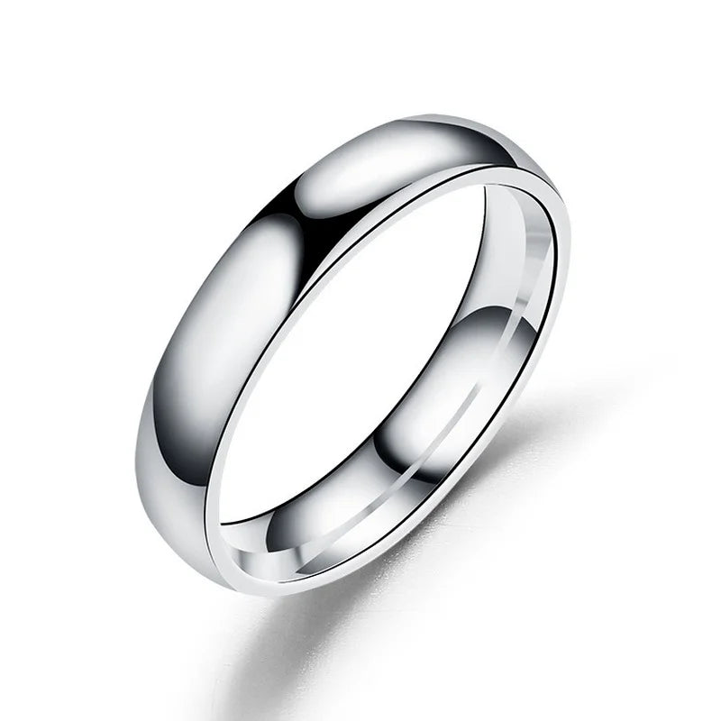 6mm Stainless Steel Wedding Band – Simple Allergy-Safe Ring