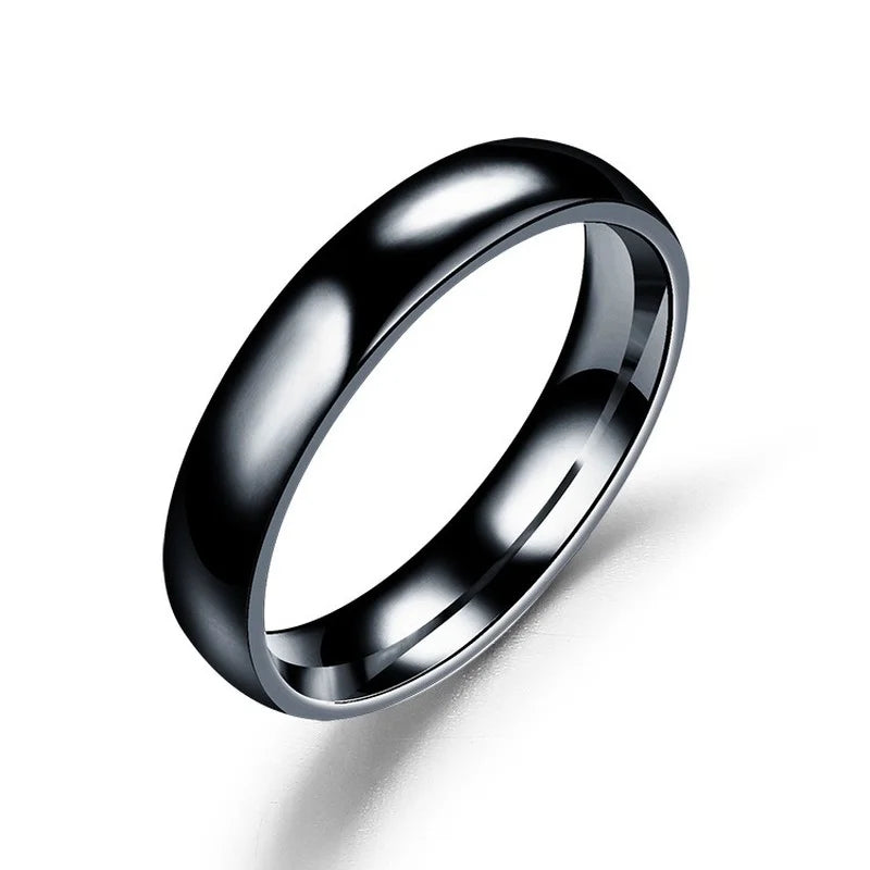 6mm Stainless Steel Wedding Band – Simple Allergy-Safe Ring